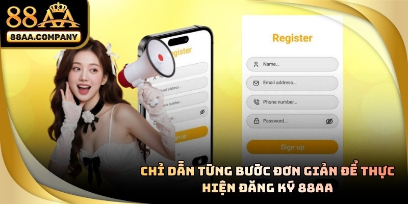 88AA có quá trình đăng ký và tạo tài khoản nhanh - gọn - tiện lợi khi thực hiện